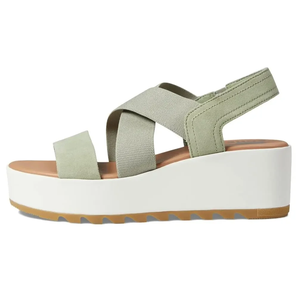SOREL CAMERON™ FLATFORM SLINGBACK SAFARI/SEA SALT 9 B (M)
